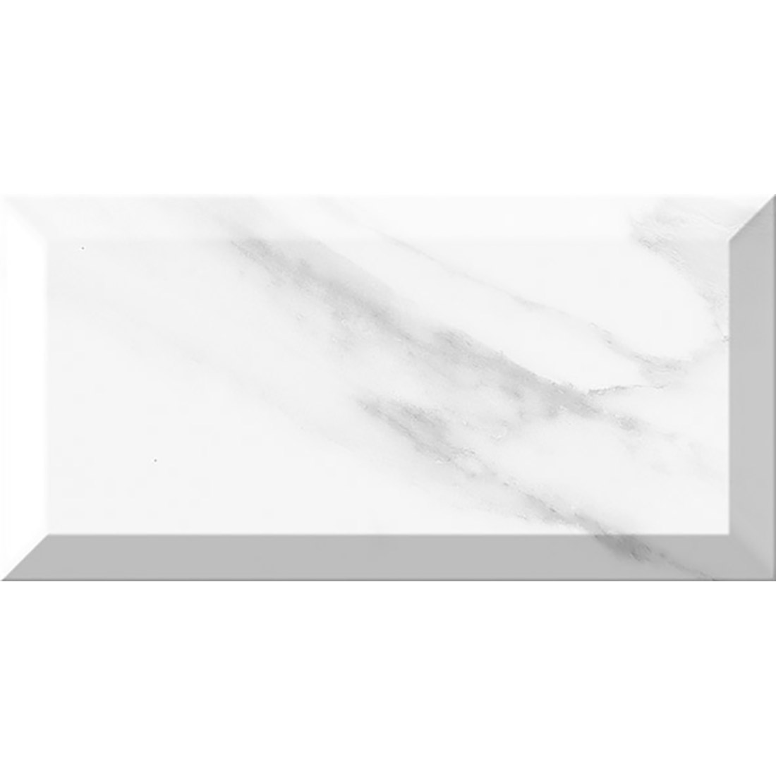 Metrotile 10x20 Carrara Gloss Bevelled-image